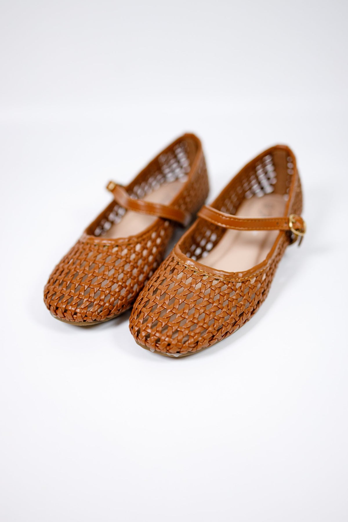 Brown Woven Flats - image 2